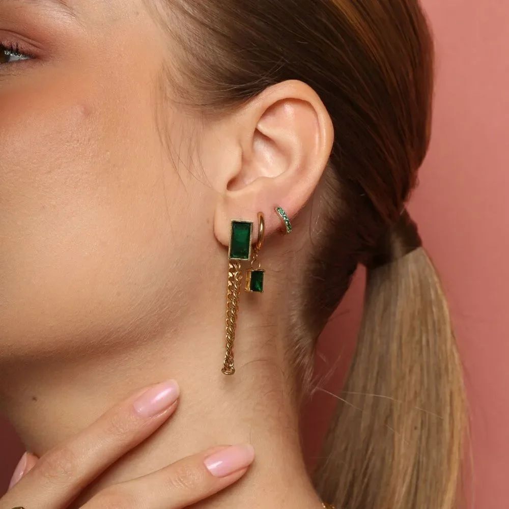 Diamond earrings A873